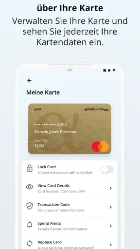 Advanzia screenshot