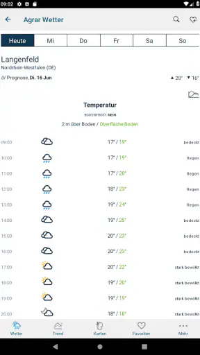 Agrar Wetter screenshot