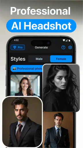 AI Headshot Generator screenshot