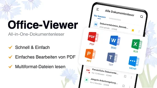 Alle Dokumente Leser: PDF, XLS screenshot
