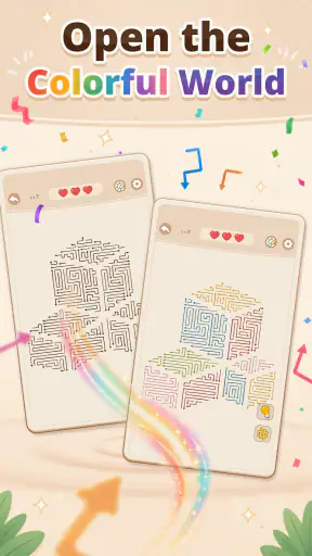 Amaze Away: Arrow Puzzle Games screenshot