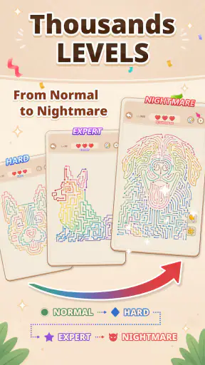 Amaze Away: Arrow Puzzle Games screenshot
