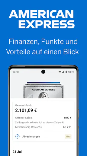 Amex Deutschland screenshot