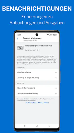 Amex Deutschland screenshot