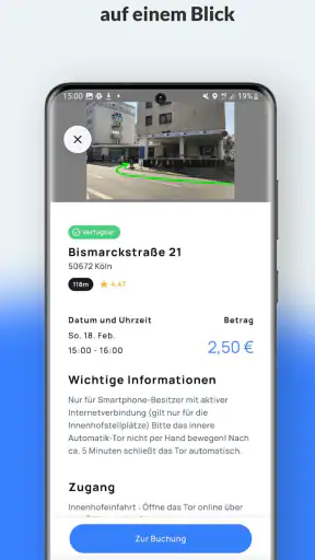 ampido - Die Parkplatz-App screenshot