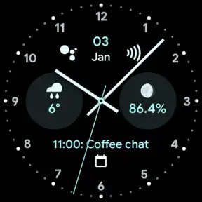 Analog PRO: Watch face screenshot