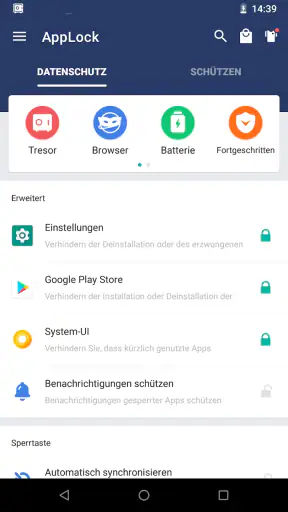 AppLock screenshot