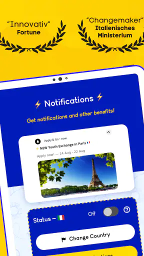 Apply&Go: Erasmus Trip Planner screenshot