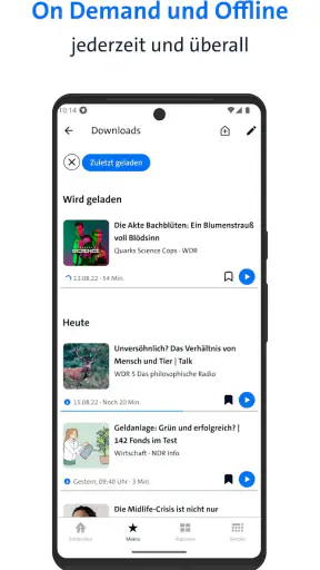 ARD Sounds: Podcast & Radio screenshot