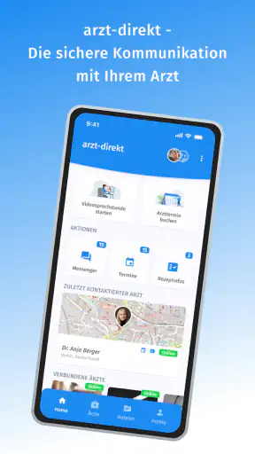 arzt-direkt Videosprechstunden screenshot