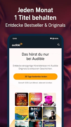 Audible - Hörbücher & Podcasts screenshot