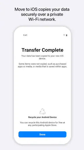 Auf iOS übertragen screenshot