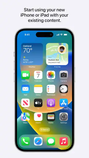 Auf iOS übertragen screenshot