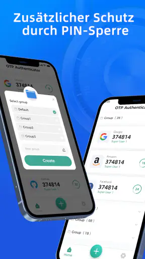 Authentifizierungs App - 2FA screenshot