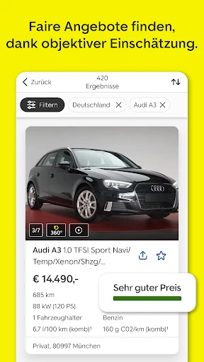 AutoScout24: Autos kaufen app screenshot