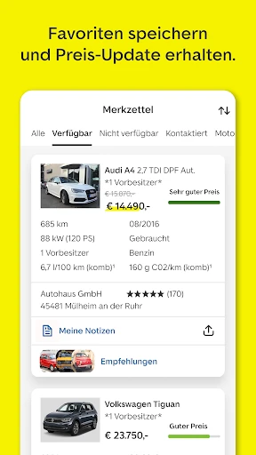 AutoScout24: Autos kaufen app screenshot