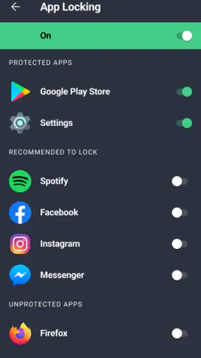 AVG Protection screenshot