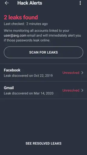AVG Protection screenshot