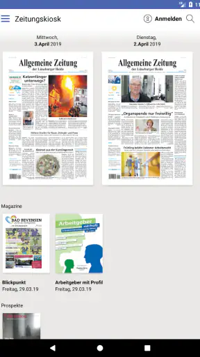 AZ ePaper screenshot