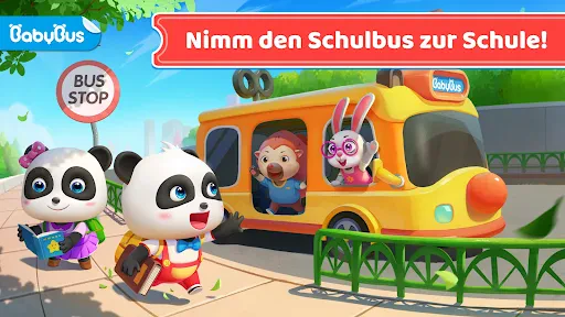 Baby Pandas Schulbus screenshot