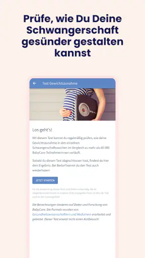 BabyCare - Gesund & Schwanger screenshot