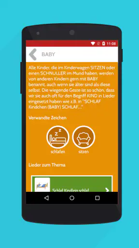 Babyzeichen Zwergensprache screenshot