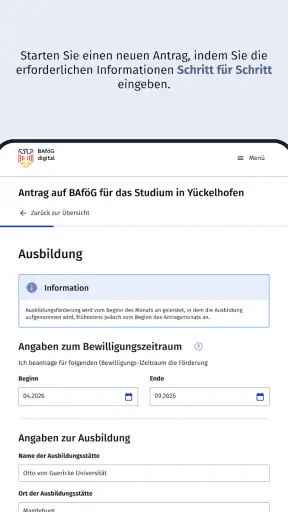 BAföG Digital screenshot