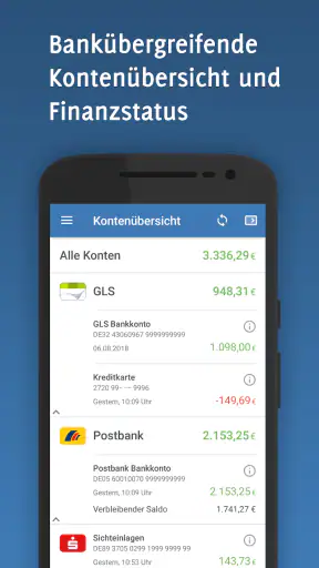 Banking4 Home screenshot