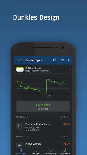 Banking4 Home screenshot