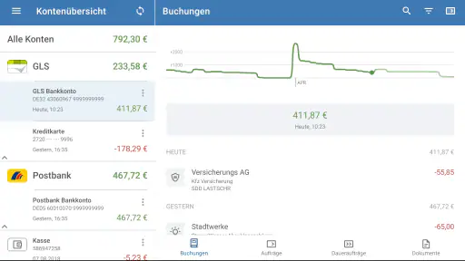Banking4 Home screenshot