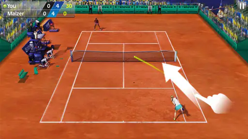 Berühr Tennis 3D screenshot