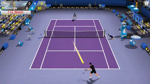 Berühr Tennis 3D screenshot