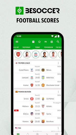 BeSoccer - Fußball Ergebnisse screenshot
