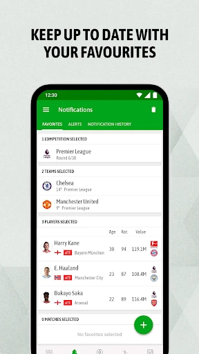 BeSoccer - Fußball Ergebnisse screenshot