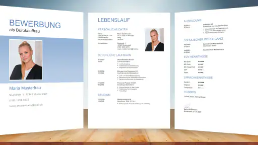 Bewerbungsapp (Lebenslauf App) screenshot