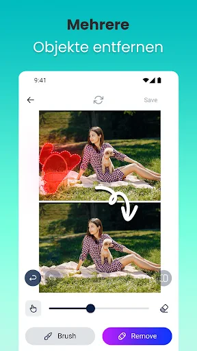 Bilder Schärfen mit AI Foto screenshot