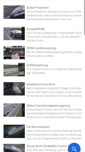 BMW Driver's Guide screenshot