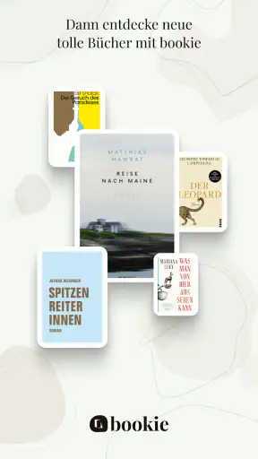 bookie: Buch Tracker & Lesen screenshot