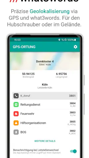 BOS Funk Deutschland screenshot