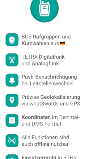 BOS Funk Deutschland screenshot
