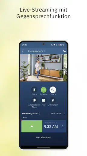 Bosch Smart Camera screenshot