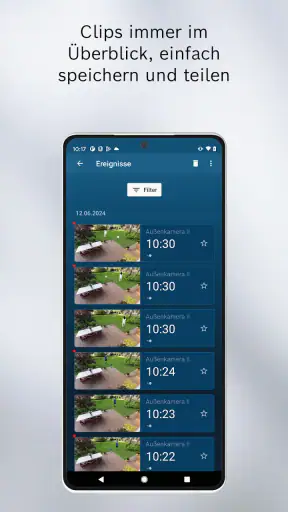 Bosch Smart Camera screenshot