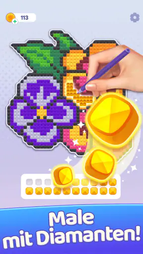 Brilliant Sort: Diamant-Puzzle screenshot