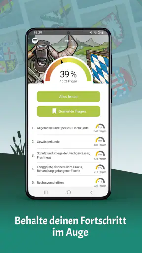Büffeln Fischerprüfungen screenshot