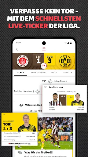 Bundesliga App Fussball News screenshot