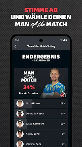 Bundesliga App Fussball News screenshot