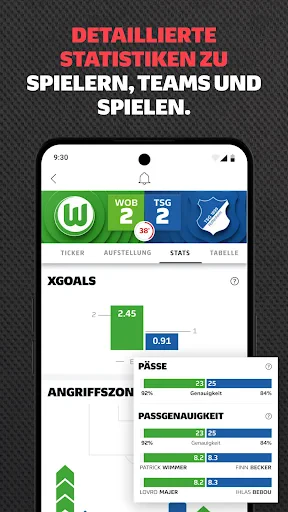 Bundesliga App Fussball News screenshot