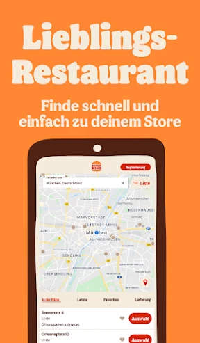Burger King Deutschland screenshot