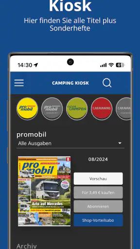 Camping Kiosk screenshot