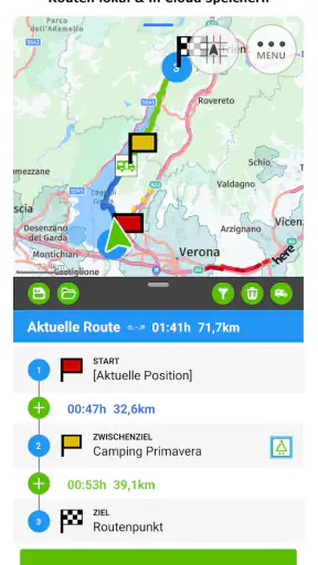 Camping Navi by POIbase screenshot